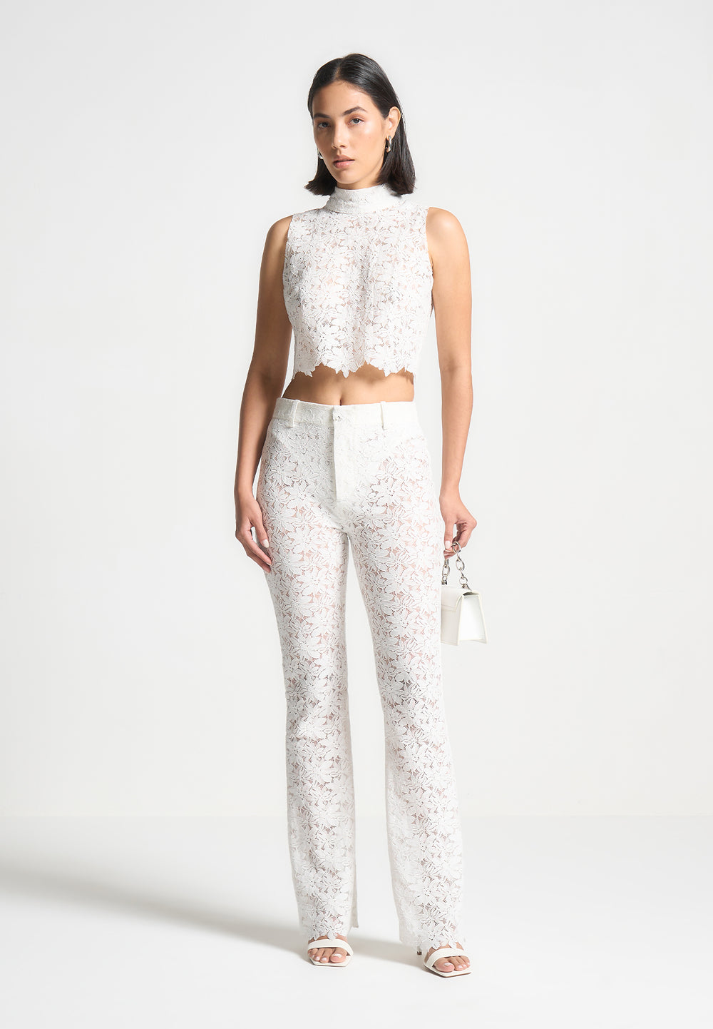 lace-fit-and-flare-trousers-white