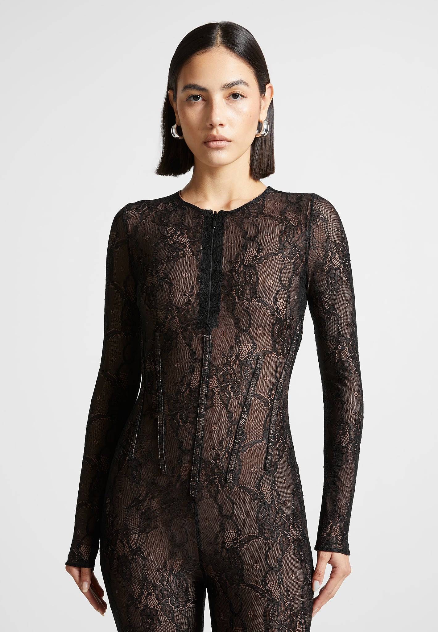 Lace Jumpsuit Black