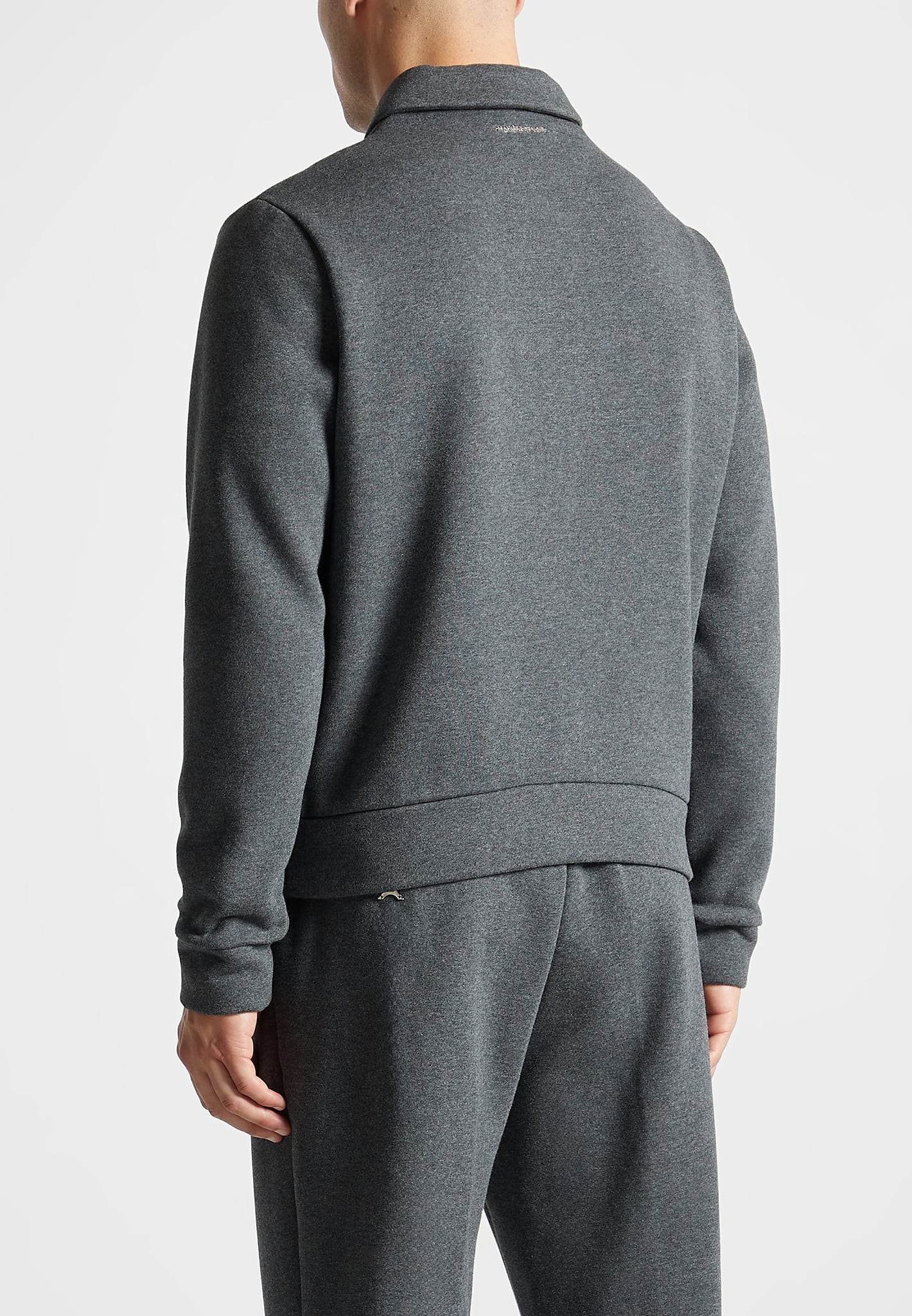 long-sleeve-polo-zip-jumper-dark-grey-marl