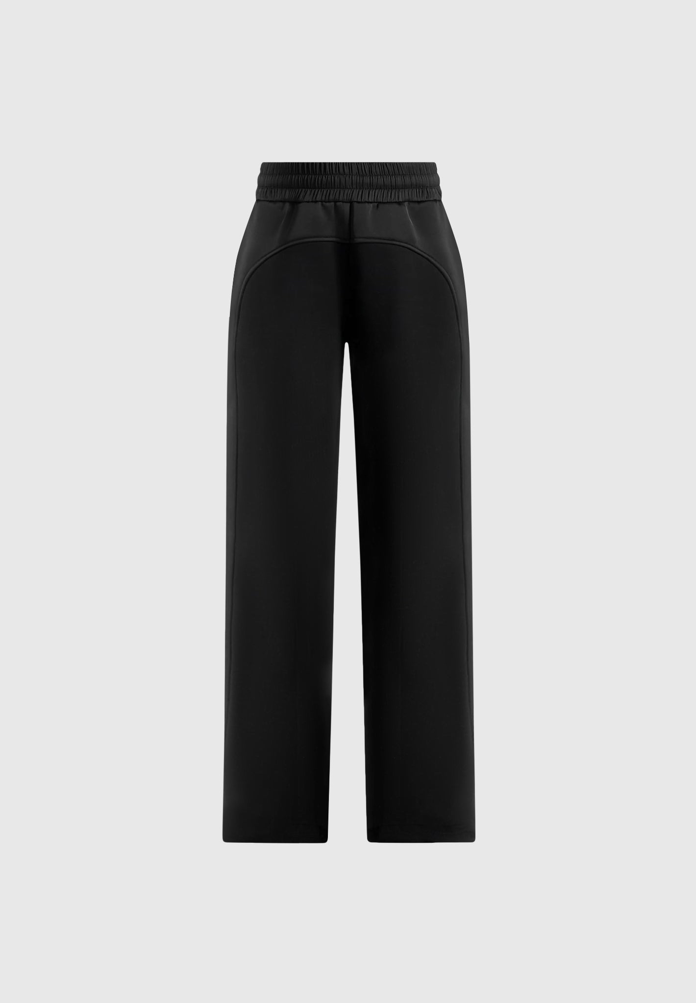 Loula - Jersey And Satin Joggers - Black
