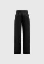 Loula - Jersey And Satin Joggers - Black