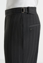 Joseph - Regular Fit Pinstripe Tailored Trousers - Grey