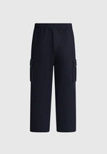 Twill Cargo Regular Fit Pants - Navy