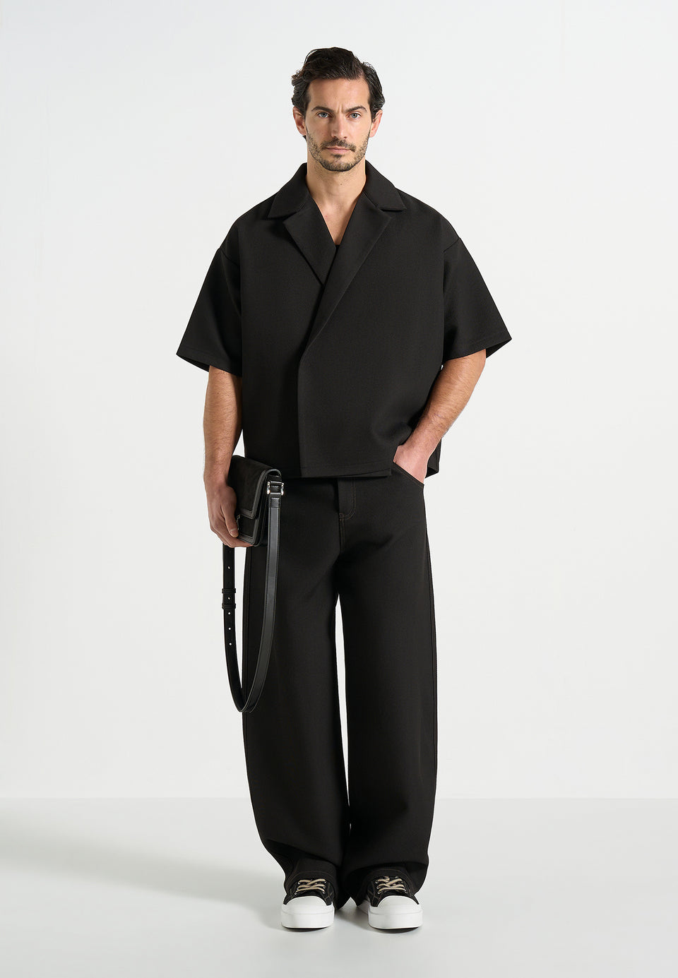 abel-boxy-twill-double-breasted-shirt-black