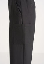 Luca - Relaxed Fit Pleated Pocket Trousers - Grey