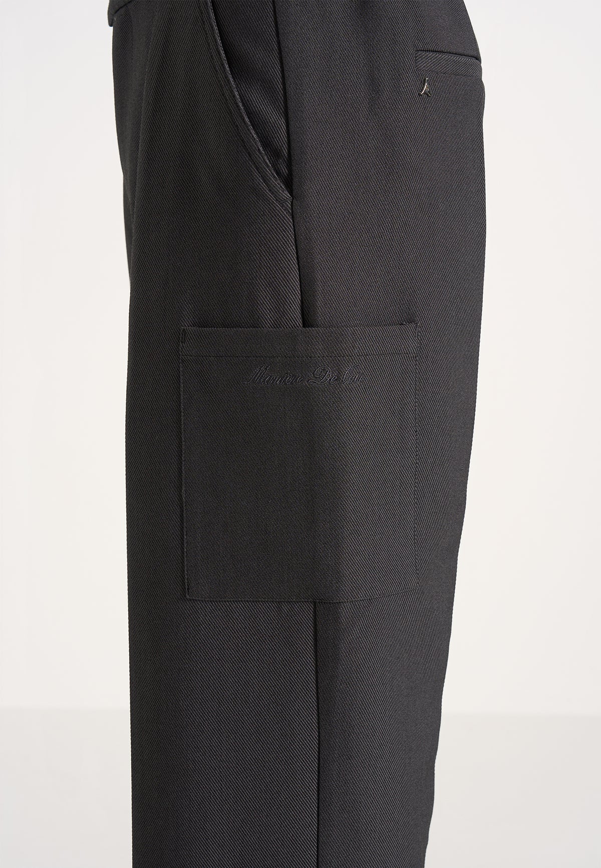 Luca - Relaxed Fit Pleated Pocket Trousers - Grey