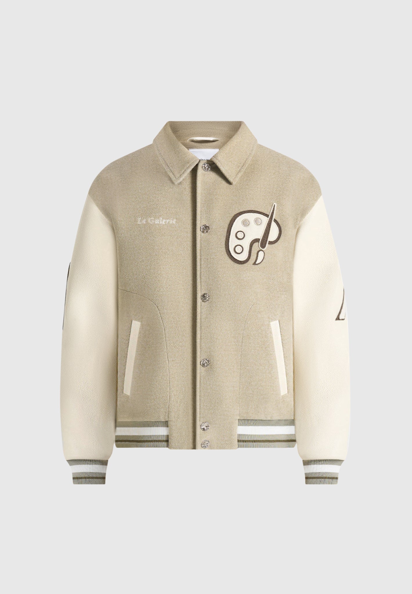 Le Galerie - Varsity Jacket - Sage