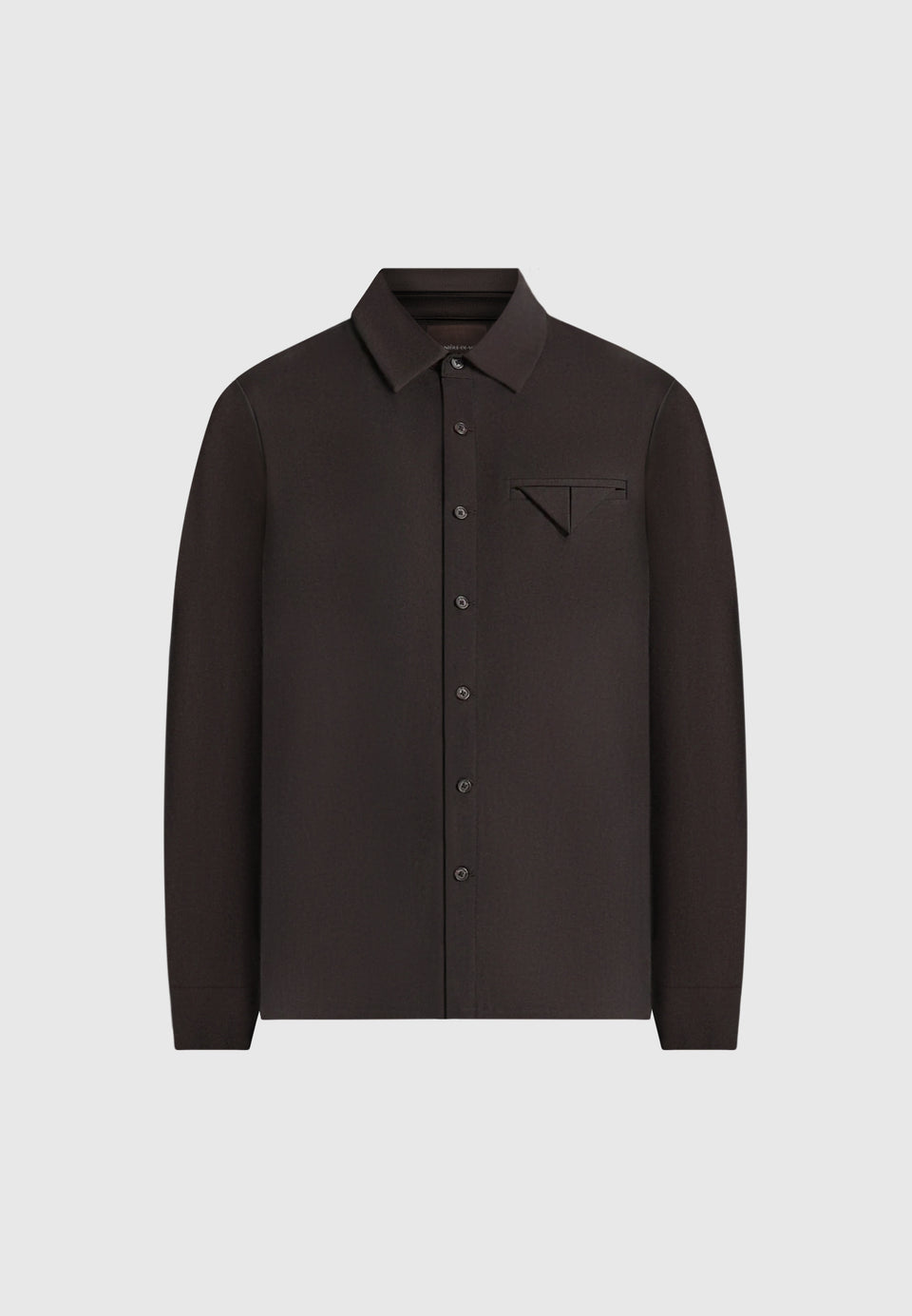 Tom - Slim Fit Tailored Stretch Dress Shirt - Brown