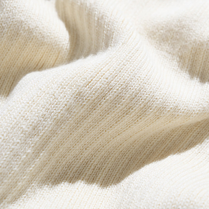 VS001 - Ribbed Cotton Vest - Cream