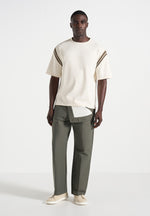 Henri - Foldover Trousers - Olive