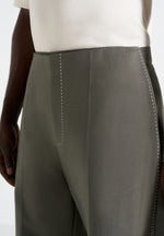 Henri - Foldover Trousers - Olive