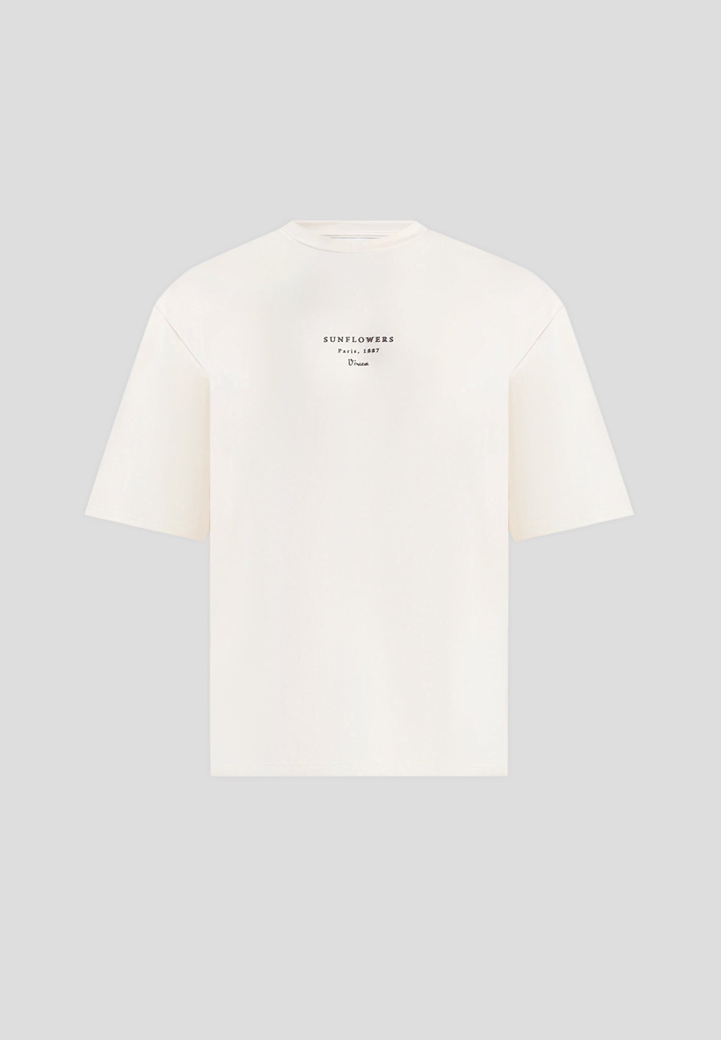 Sunflowers - Van Gogh Cotton T-Shirt - Cream