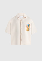Stephane - "A Girl With A Pearl Earring" Boxy Shirt - Cream