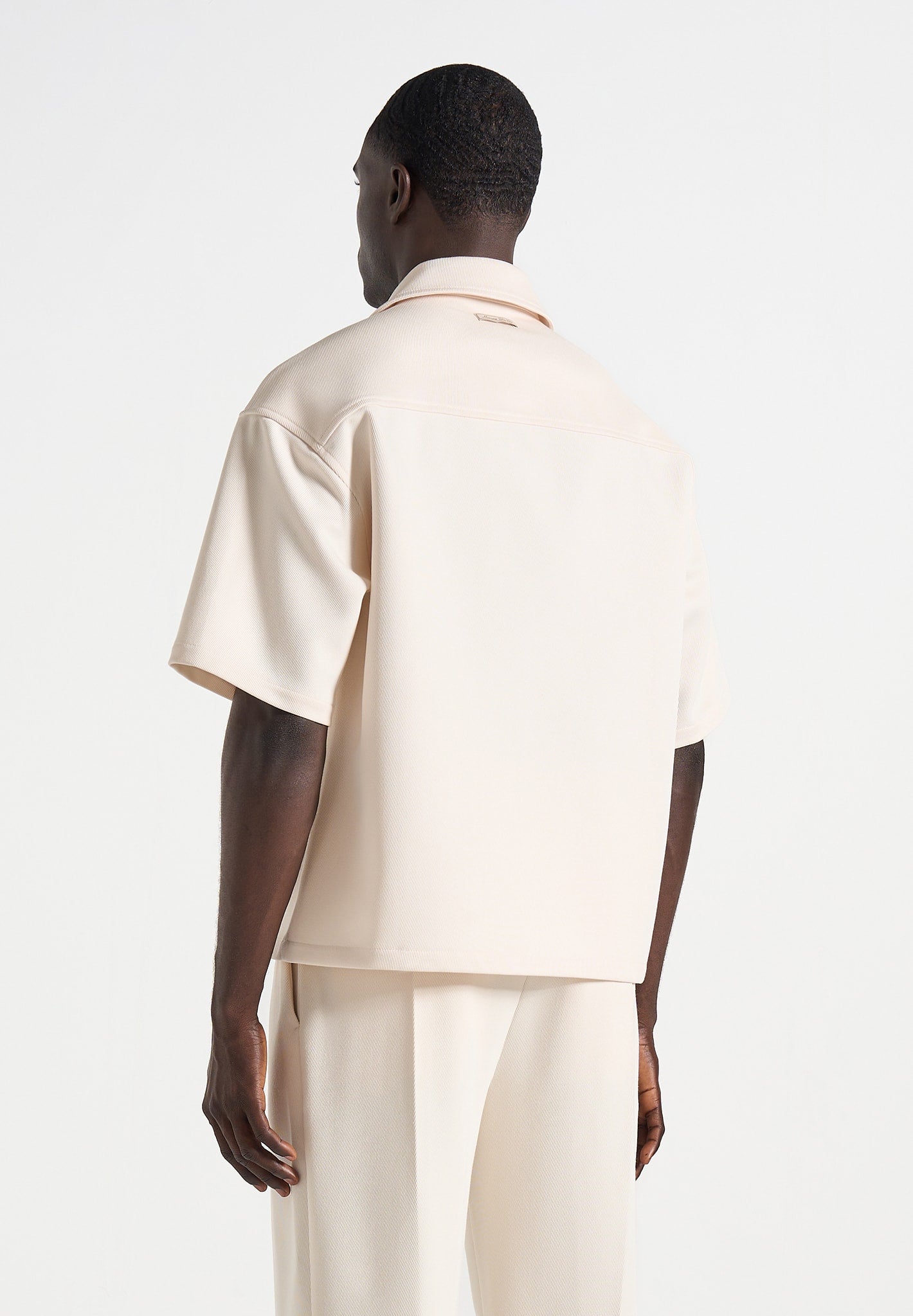 Stephane - "A Girl With A Pearl Earring" Boxy Shirt - Cream