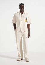 Stephane - "A Girl With A Pearl Earring" Boxy Shirt - Cream