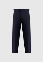 Hubert - Slim Fit Tailored Trousers - Navy