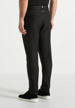 Hubert - Slim Fit Tailored Trousers - Black