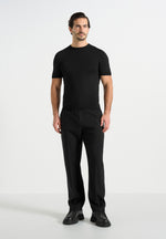 Joseph - Regular Fit Tailored Trousers - Black