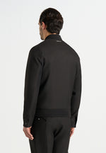 Sami - Tailored Bomber Jacket - Black