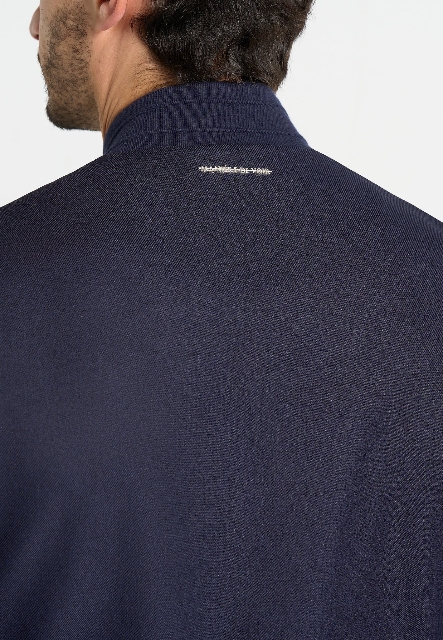 Sami - Tailored Bomber Jacket - Navy