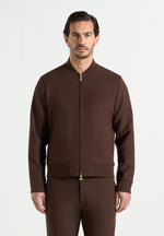Sami - Tailored Bomber Jacket - Brown