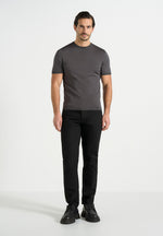 DN001 - Tapered Fit Jeans - Black