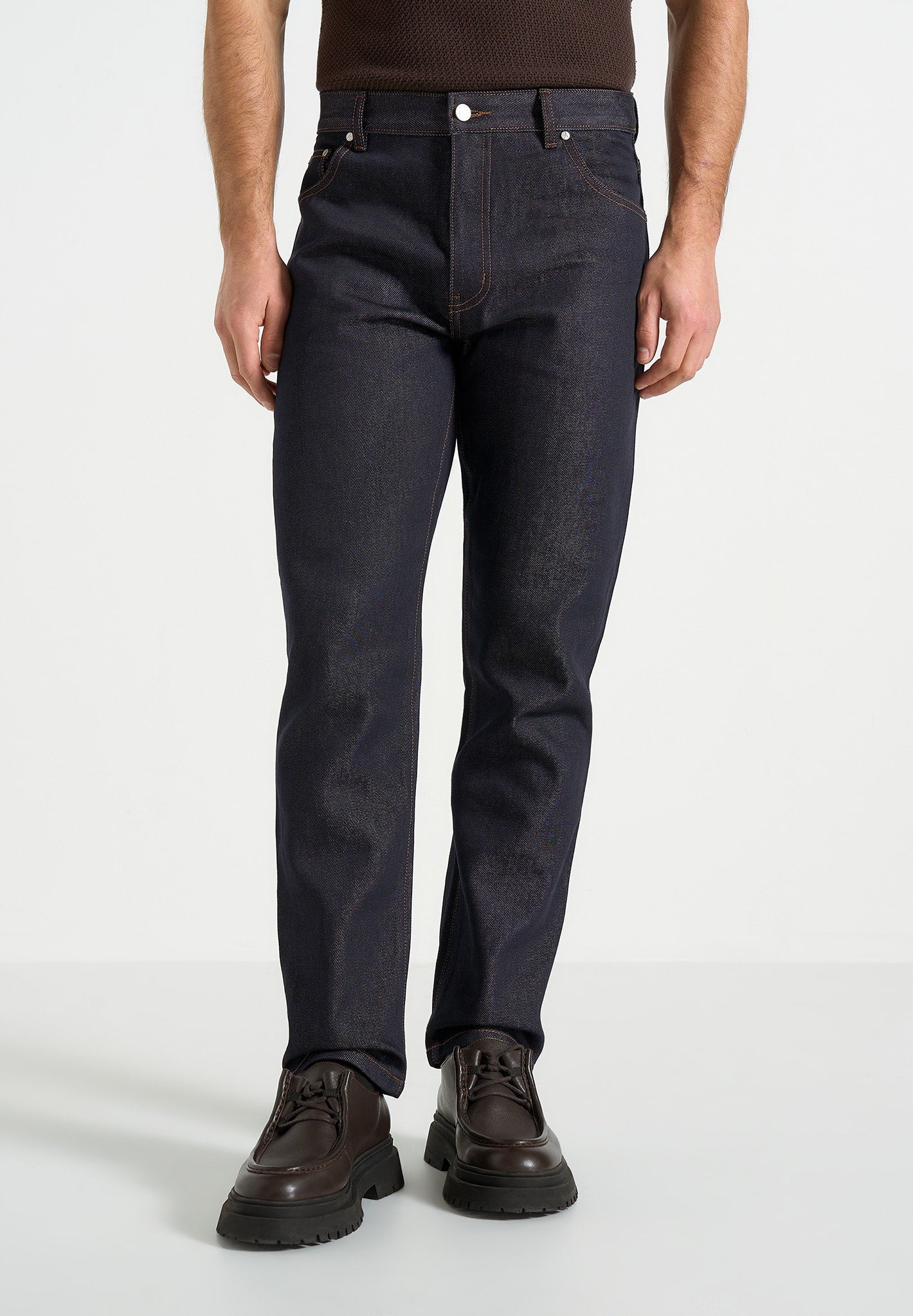 DN001 - Tapered Fit Jeans - Indigo 