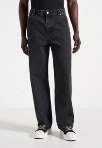 DN002 - Relaxed Fit Denim Jeans - Black