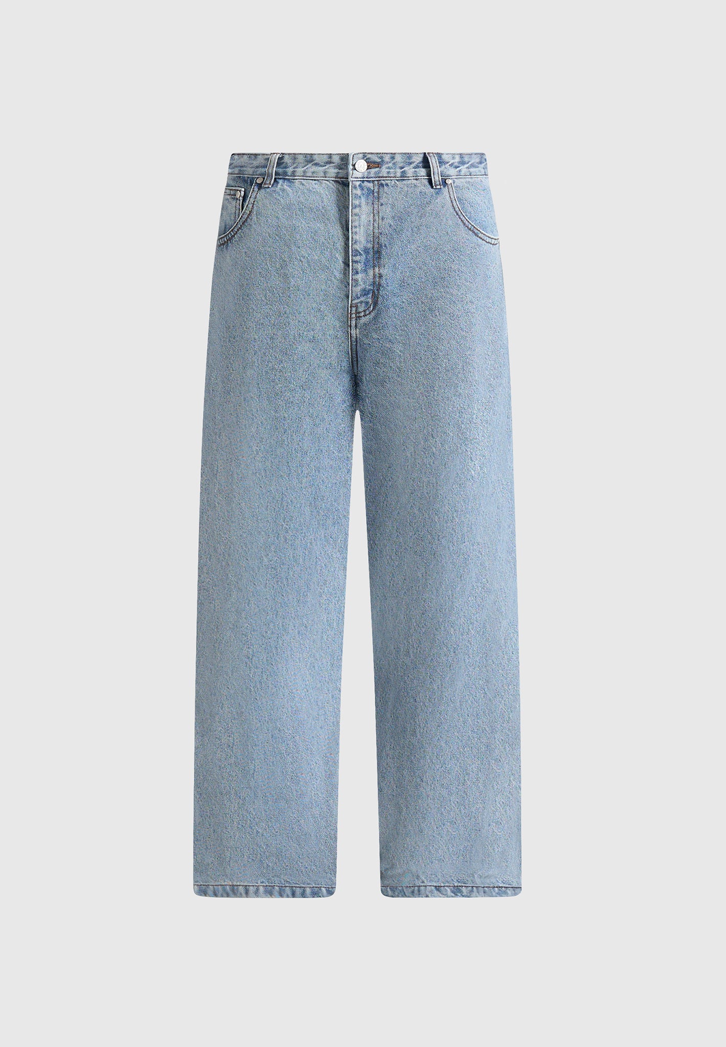 DN002 - Relaxed Fit Jeans - Mid Blue