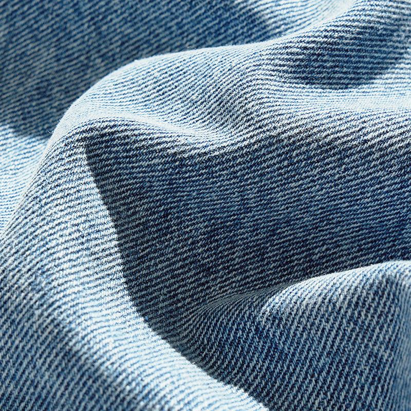 DN002 - Relaxed Fit Denim Jeans - Mid Blue