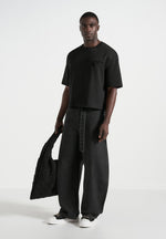 Xander - Barrel Leg Jeans - Black