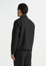 Milo - Textured Cargo Jacket - Black