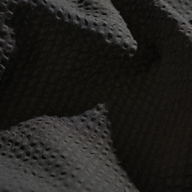 Milo - Textured Cargo Jacket - Black