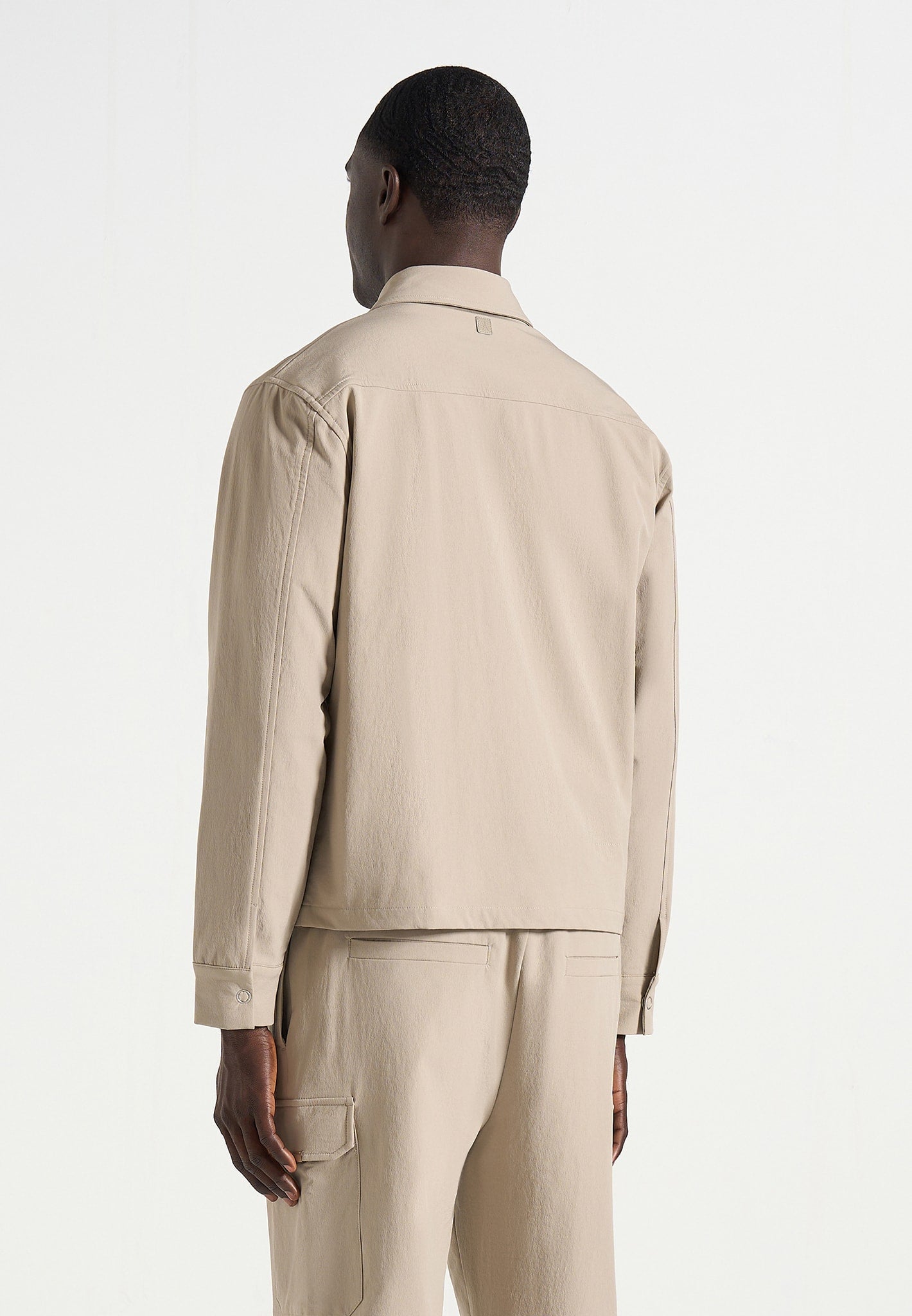 Milo - Technical Cargo Jacket - Taupe