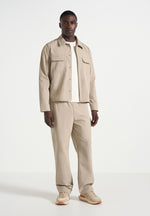 Milo - Technical Cargo Jacket - Taupe