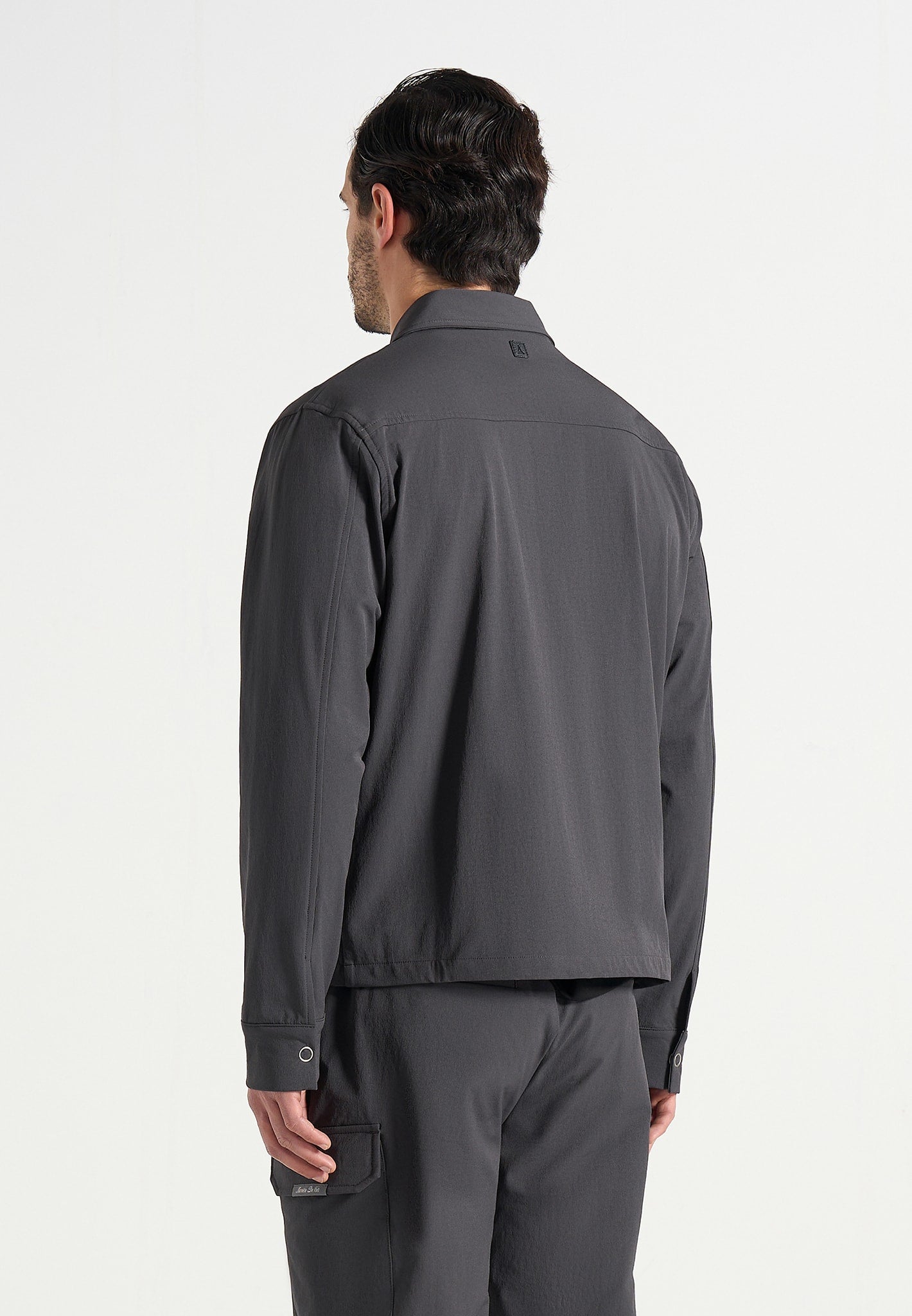 Milo - Technical Cargo Jacket - Charcoal