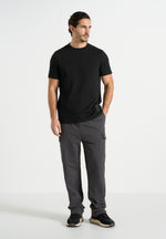 Rayan - Technical Cargo Trousers - Charcoal