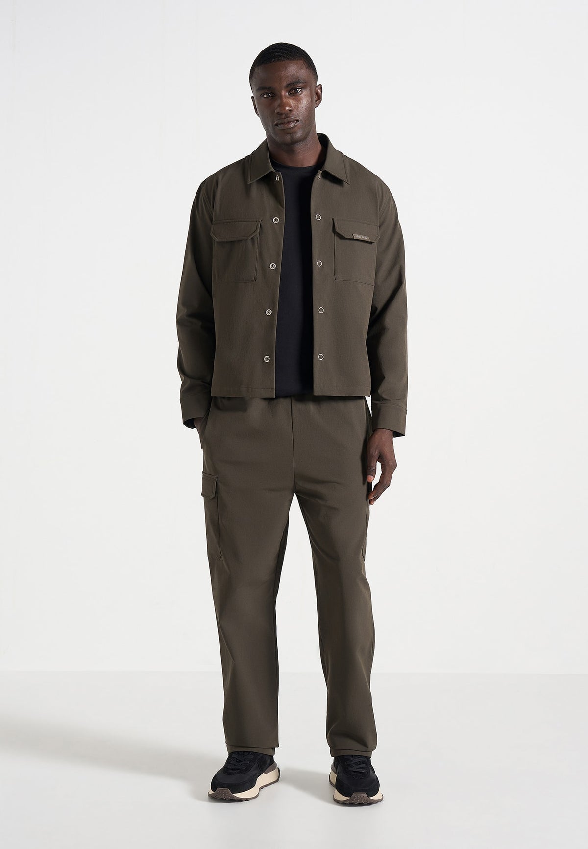 Rayan - Technical Cargo Trousers - Olive
