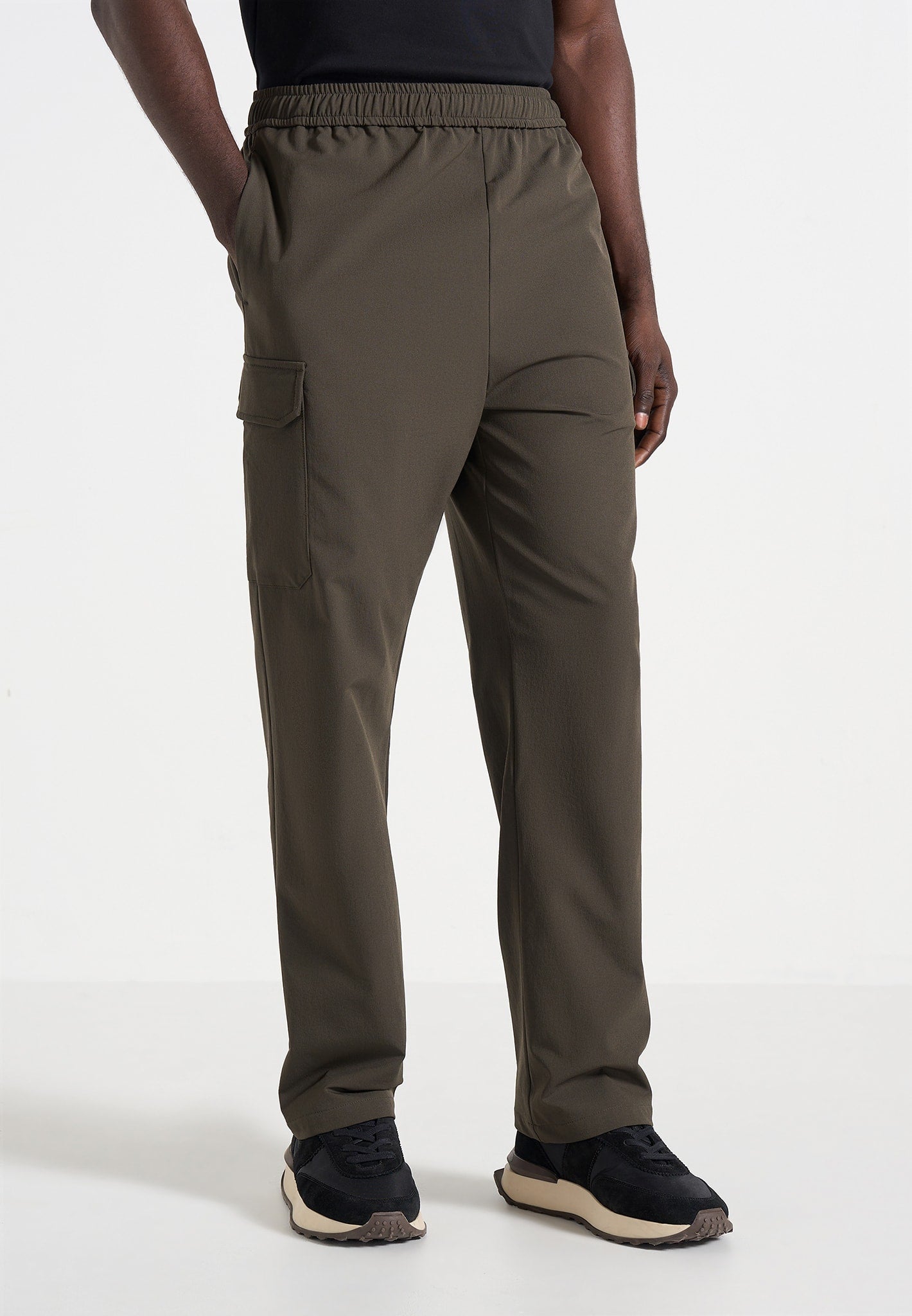 Rayan - Technical Cargo Trousers - Olive 