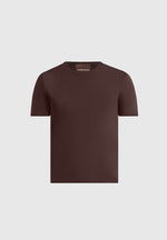 Ellis - Luxe Knitted T-Shirt - Brown