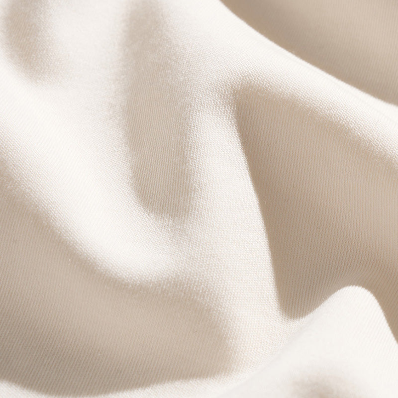 Thibault - Bird Detail Cotton T-Shirt - Cream