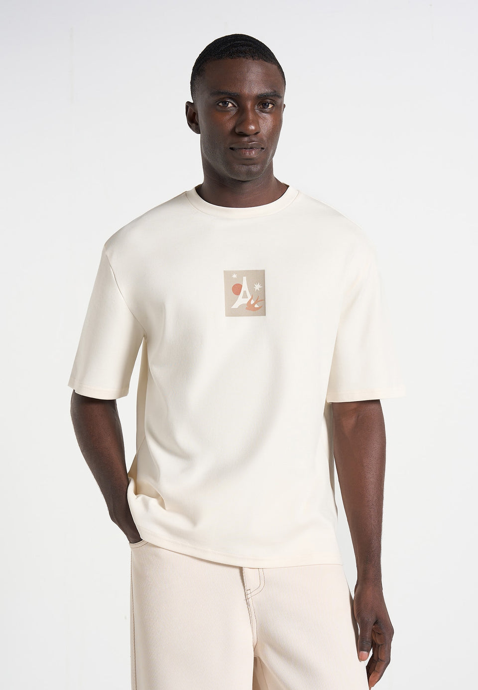 thibault-bird-detail-cotton-t-shirt-cream