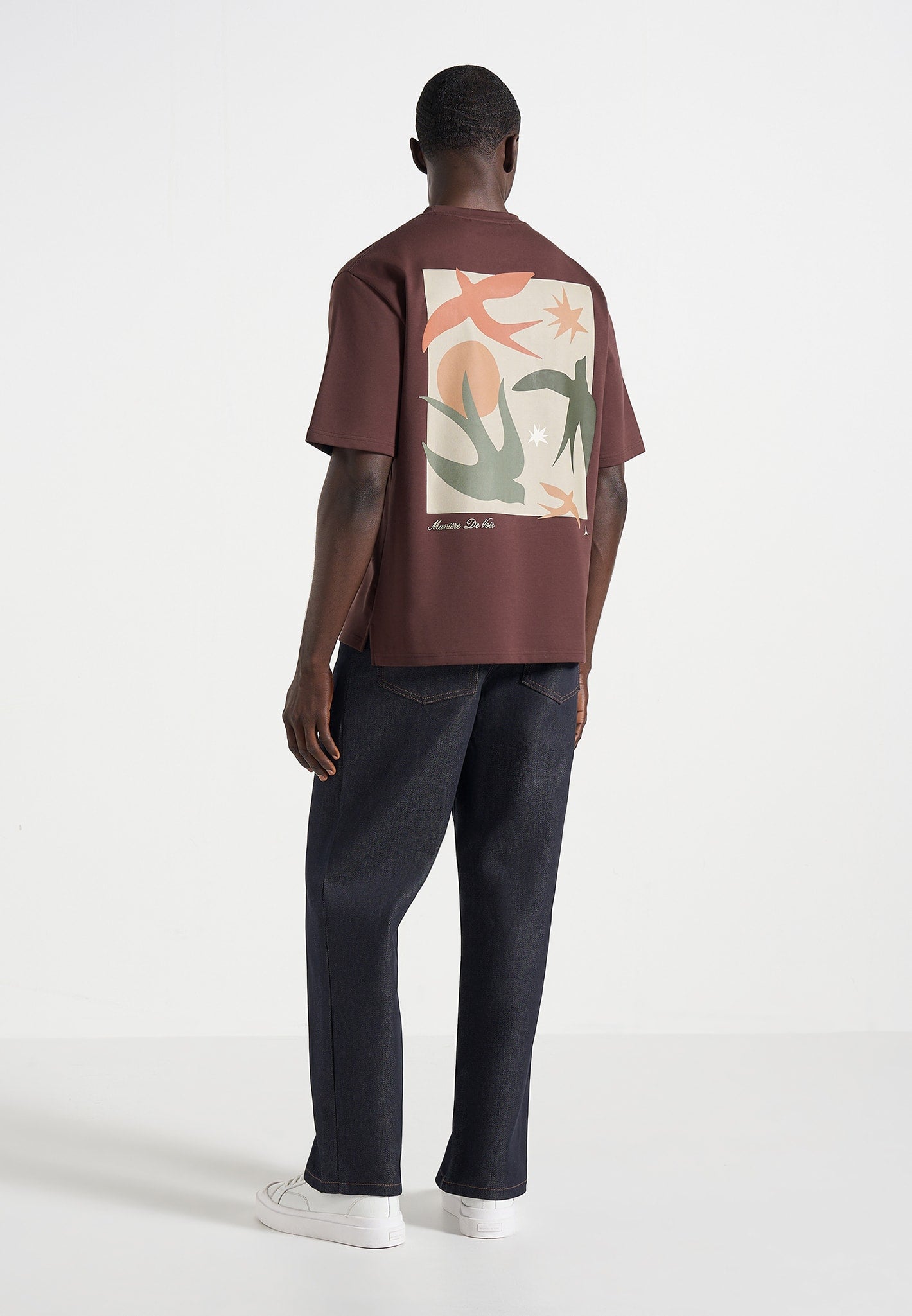 thibault-bird-detail-cotton-t-shirt-brown