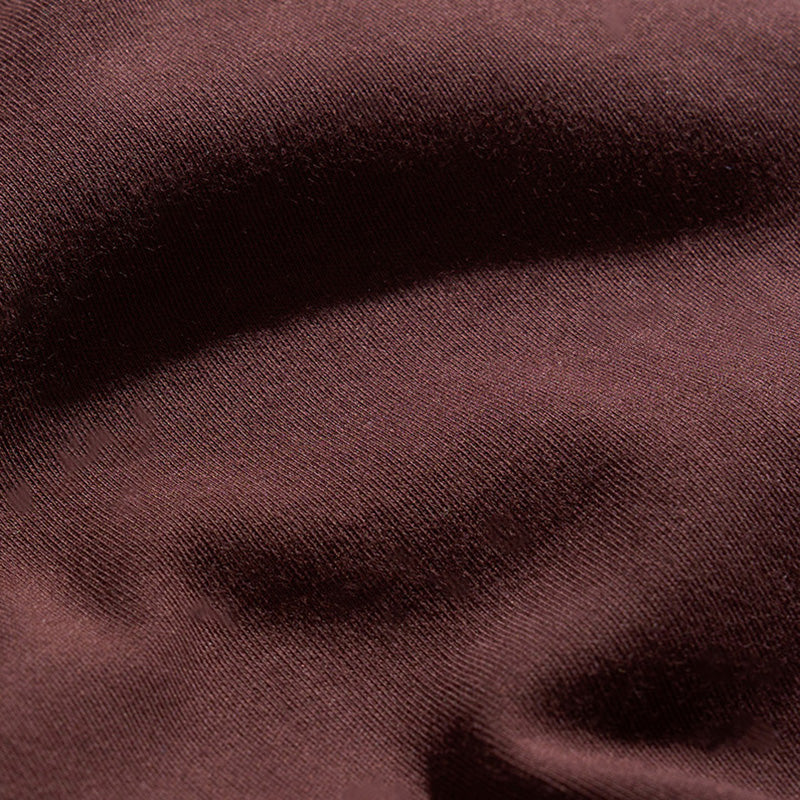 Thibault - Bird Detail Cotton T-Shirt - Brown