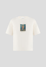 Anders - Almond Blossoms Cotton T-Shirt - Cream