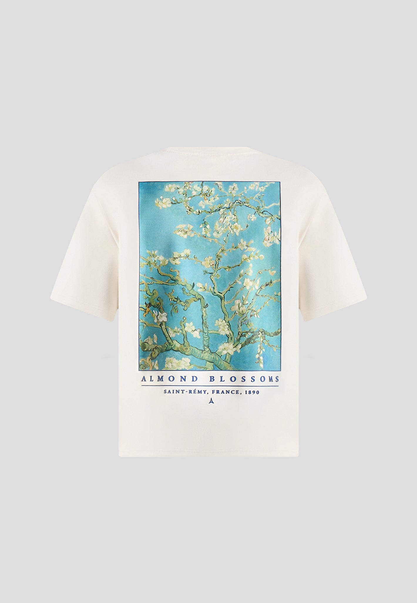 Anders - Almond Blossoms Cotton T-Shirt - Cream