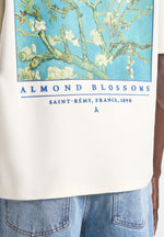 Anders - Almond Blossoms Cotton T-Shirt - Cream