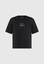 Aaron - Club Saint-Tropez Cotton T-Shirt - Black