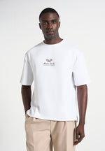 Aaron - Club Saint-Tropez Cotton T-Shirt - White