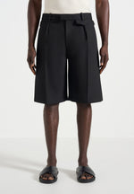 Auguste - Tailored Twill Bermuda Shorts - Black